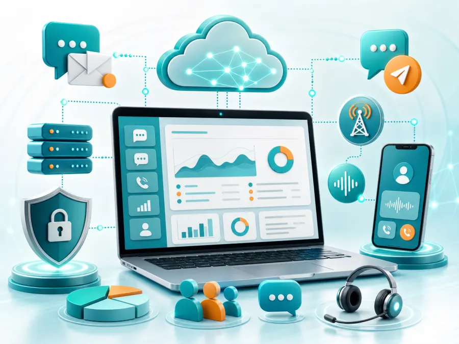 Reliable enterprise messaging, cloud communication and customer support
