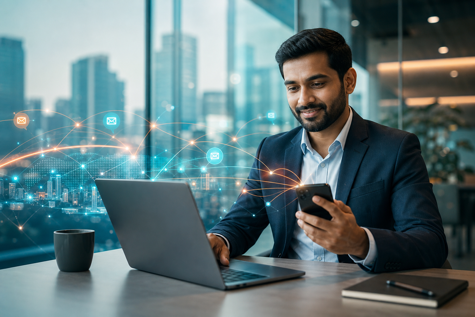 Business messaging and communication network