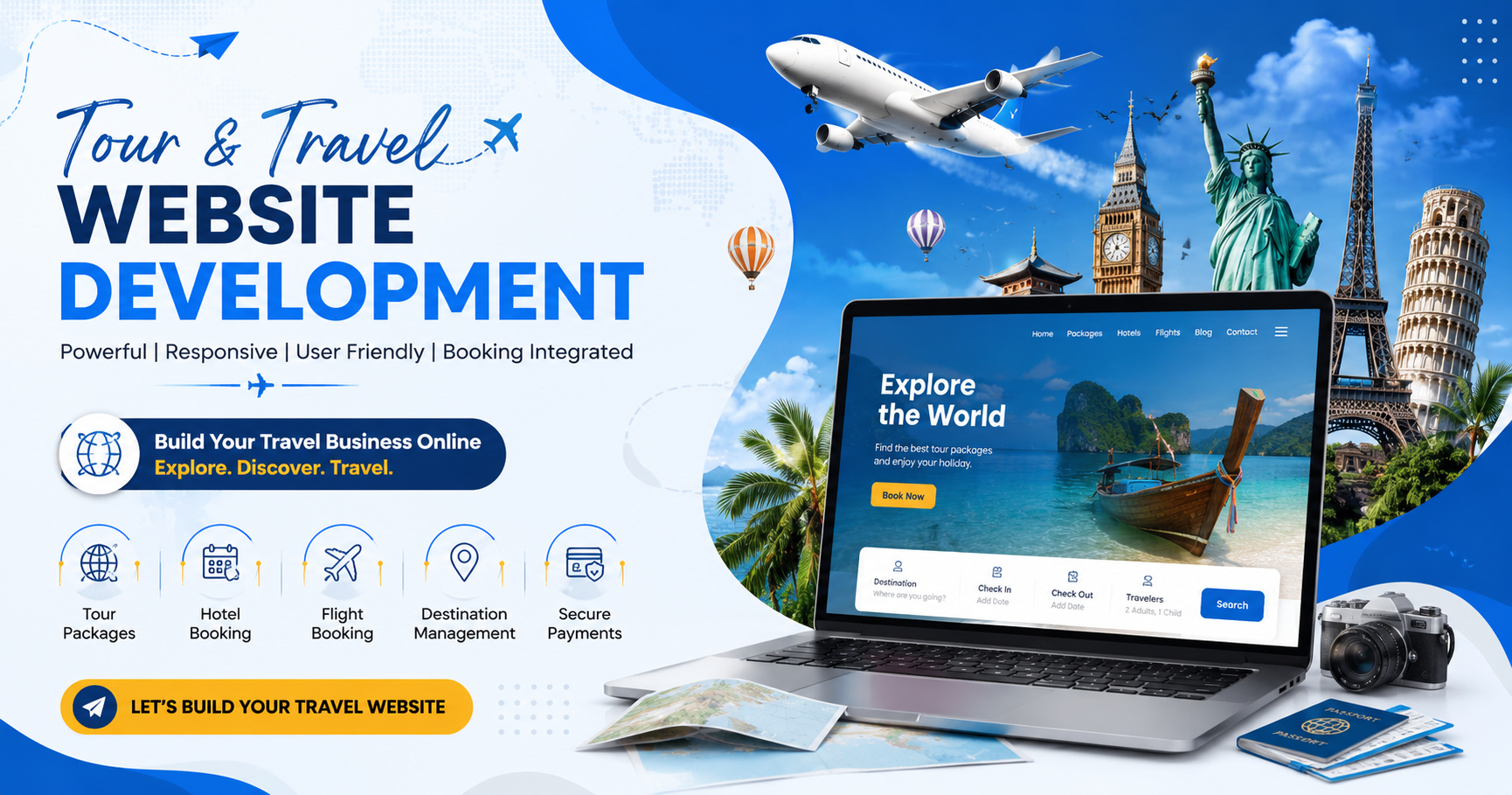 Tour & Travel Website Development